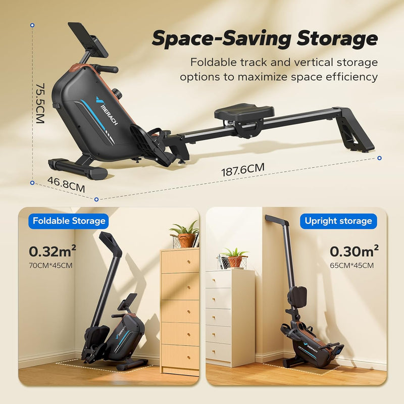 Rowing Machine for Home Magnetic Rower 40KG