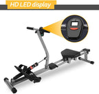 Rowing Machine Steel Folding Fitness with 12 Gears