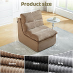 Roxgox Boneless Chair Small Lounge Chairs for Adults