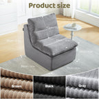 Roxgox Boneless Chair Small Lounge Chairs for Adults