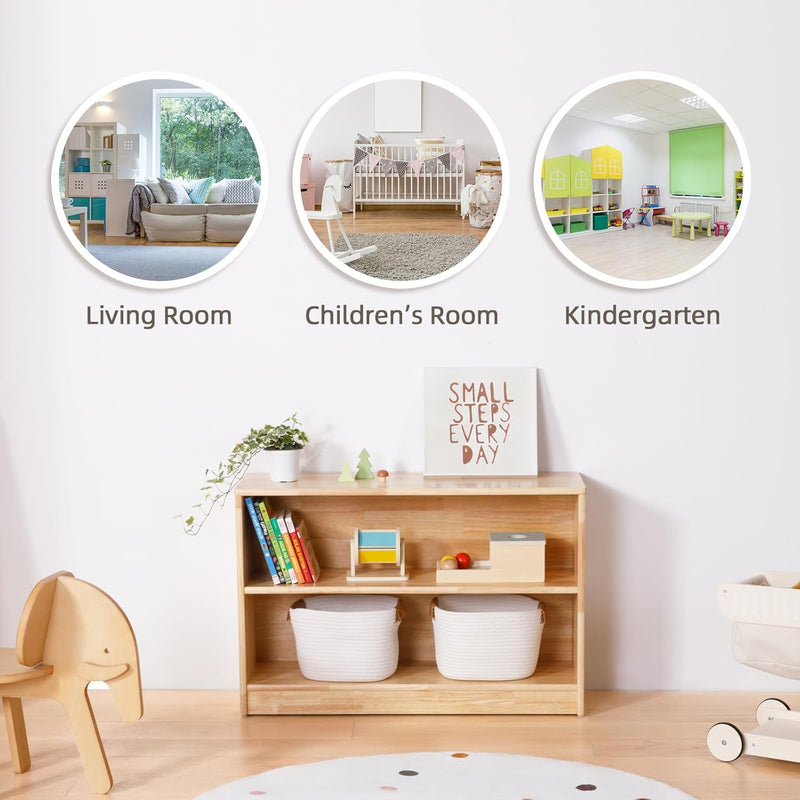 Kids Shelf 2-Tier Toy Storage and Organisers 90