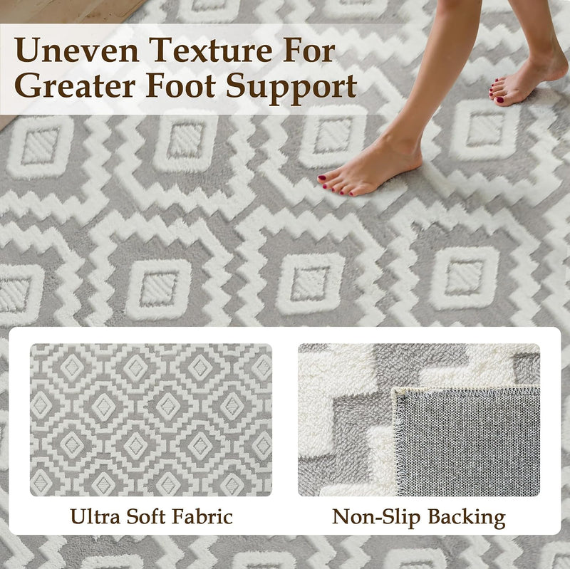 Washable Rug for Living Room Non Slip