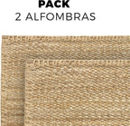 Rug Jute Granada Natural Colour Area 100