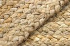 Rug Jute Round Alhambra Natural Colour Area