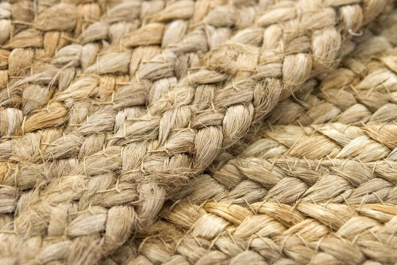 Rug Jute Round Alhambra Natural Colour Area