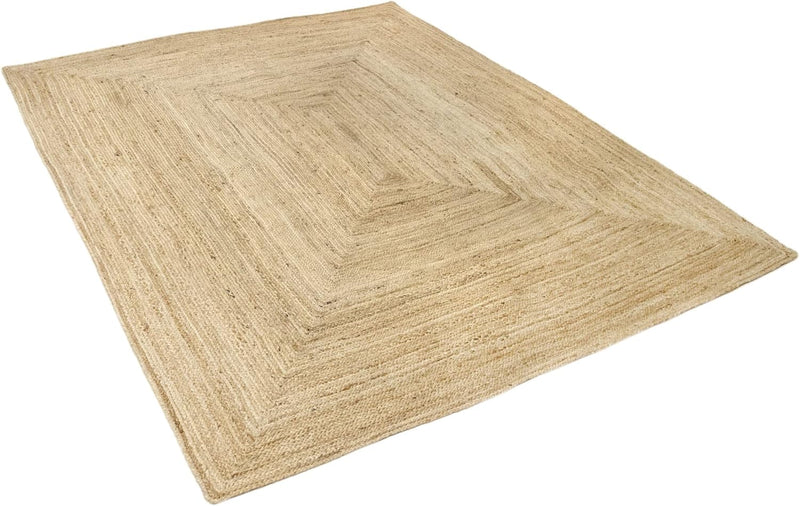 Rug Jute Round Alhambra Natural Colour Area