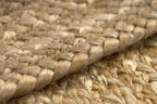 Rug Jute Round Alhambra Natural Colour Area