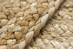 Rug Jute Round Alhambra Natural Colour Area