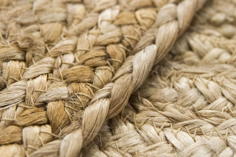 Rug Jute Round Alhambra Natural Colour Area