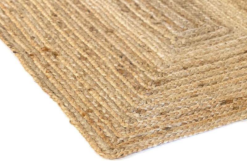 Rug Jute Round Alhambra Natural Colour Area