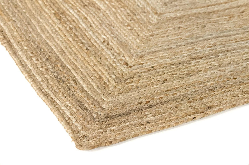 Rug Jute Round Alhambra Natural Colour Area