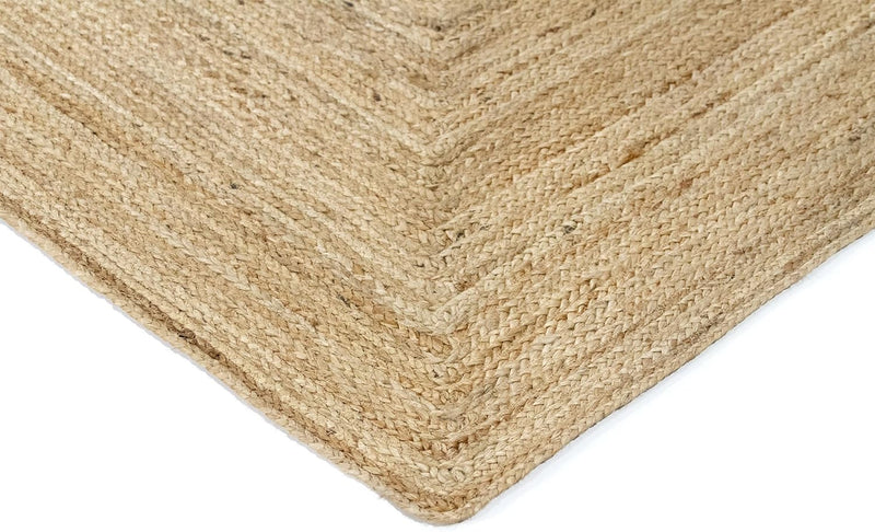 Rug Jute Round Alhambra Natural Colour Area