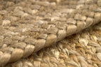 Rug Jute Round Alhambra Natural Colour Area