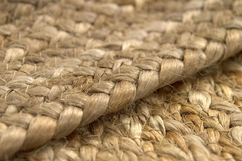 Rug Jute Round Alhambra Natural Colour Area