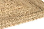Rug Jute Round Alhambra Natural Colour Area