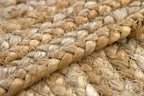 Rug Jute Round Alhambra Natural Colour Area