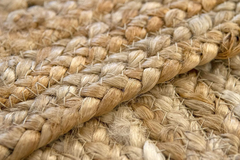 Rug Jute Round Alhambra Natural Colour Area