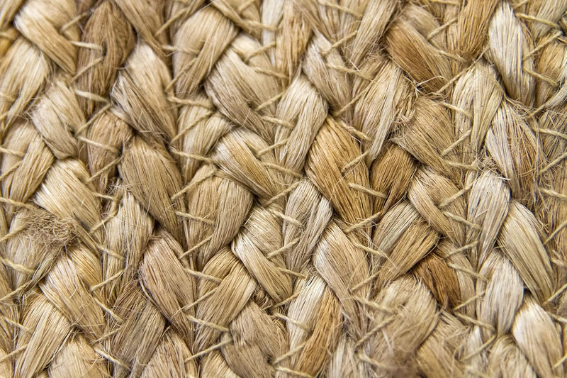 Rug Jute Round Alhambra Natural Colour Area