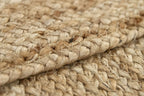 Rug Jute Round Alhambra Natural Colour Area