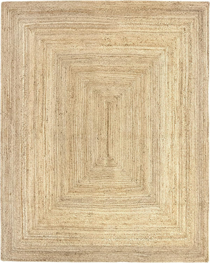 Rug Jute Round Alhambra Natural Colour Area