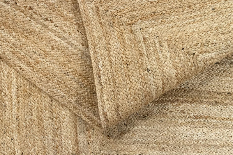 Rug Jute Round Alhambra Natural Colour Area