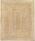 Rug Jute Round Alhambra Natural Colour Area