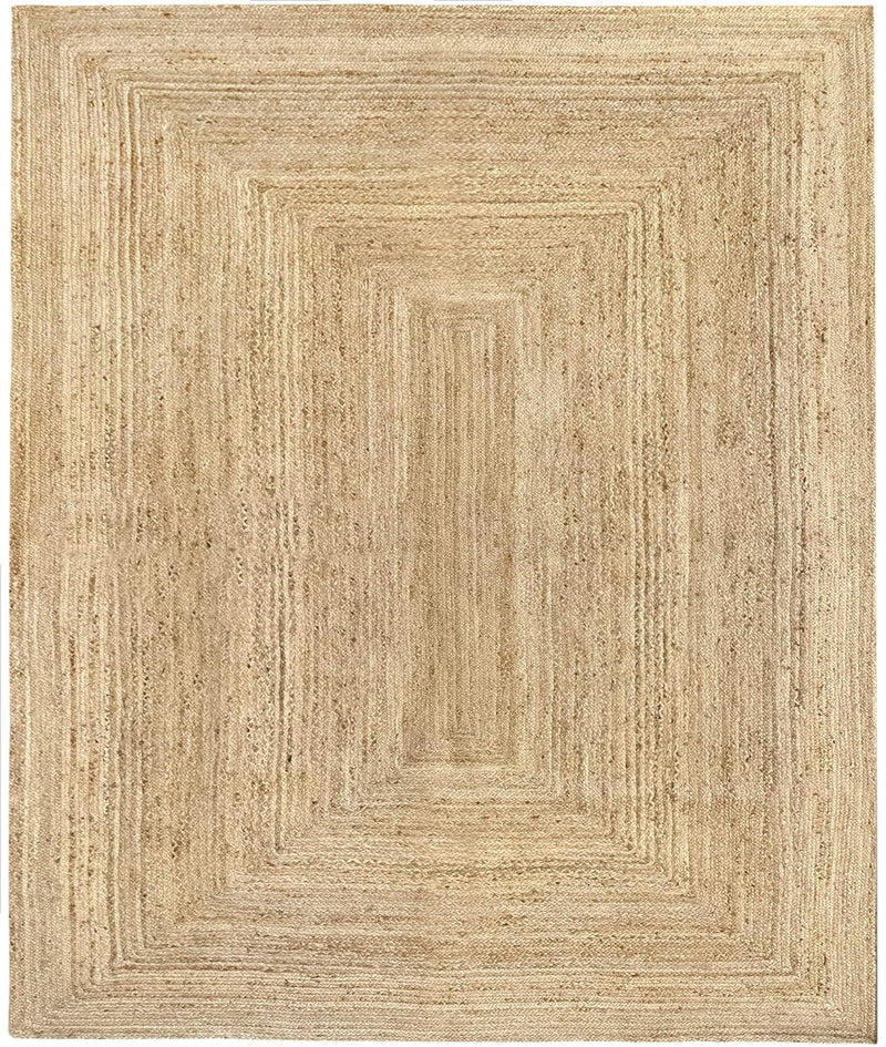 Rug Jute Round Alhambra Natural Colour Area