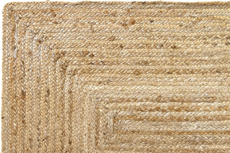 Rug Jute Round Alhambra Natural Colour Area