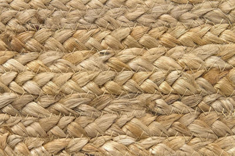 Rug Jute Round Alhambra Natural Colour Area