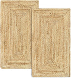 Rug Jute Round Alhambra Natural Colour Area