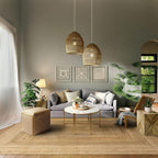 Rug Jute Round Alhambra Natural Colour Area