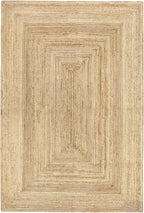Rug Jute Round Alhambra Natural Colour Area