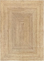 Rug Jute Round Alhambra Natural Colour Area