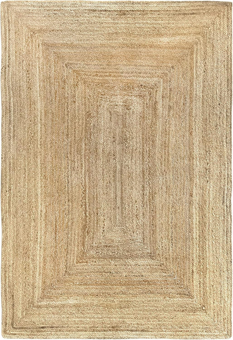 Rug Jute Round Alhambra Natural Colour Area