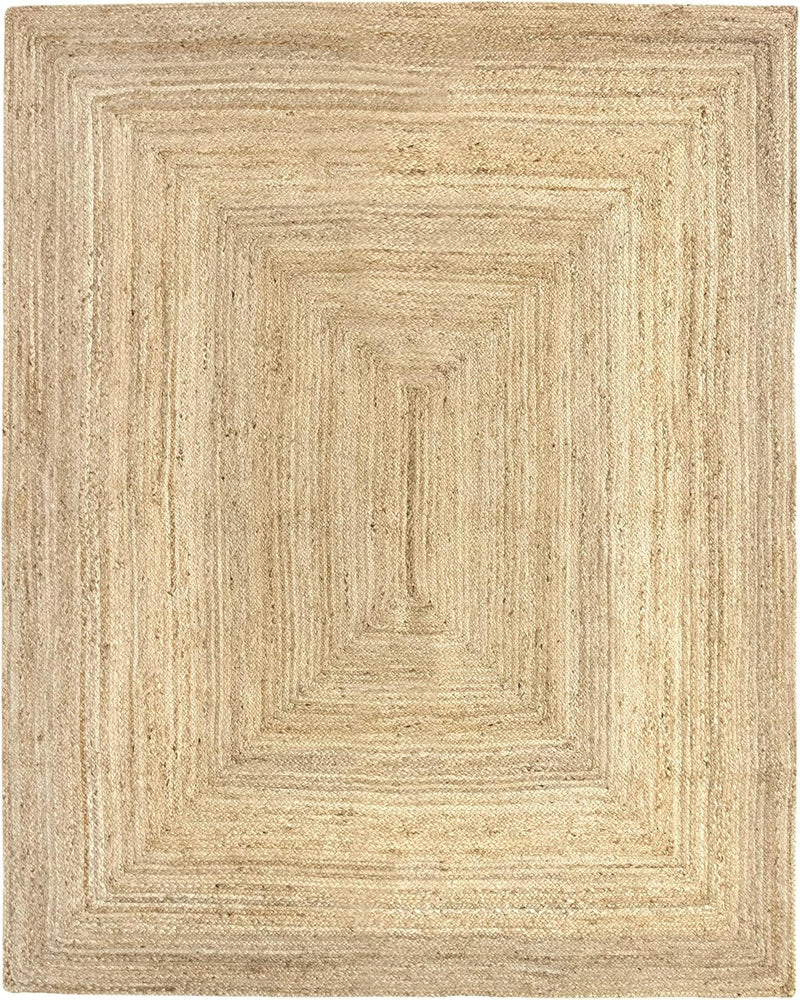 Rug Jute Round Alhambra Natural Colour Area