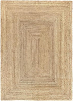 Rug Jute Round Alhambra Natural Colour Area
