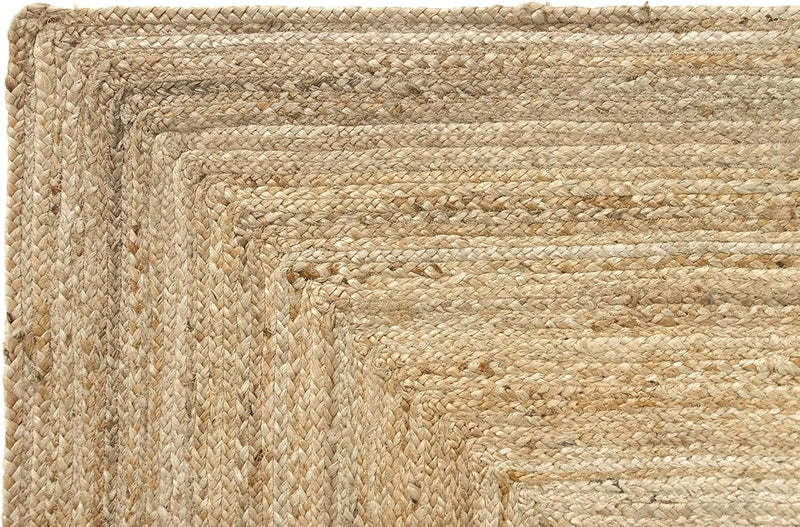 Rug Jute Round Alhambra Natural Colour Area
