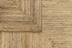 Rug Jute Round Alhambra Natural Colour Area