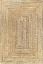 Rug Jute Round Alhambra Natural Colour Area
