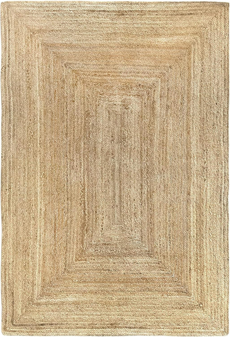 Rug Jute Round Alhambra Natural Colour Area