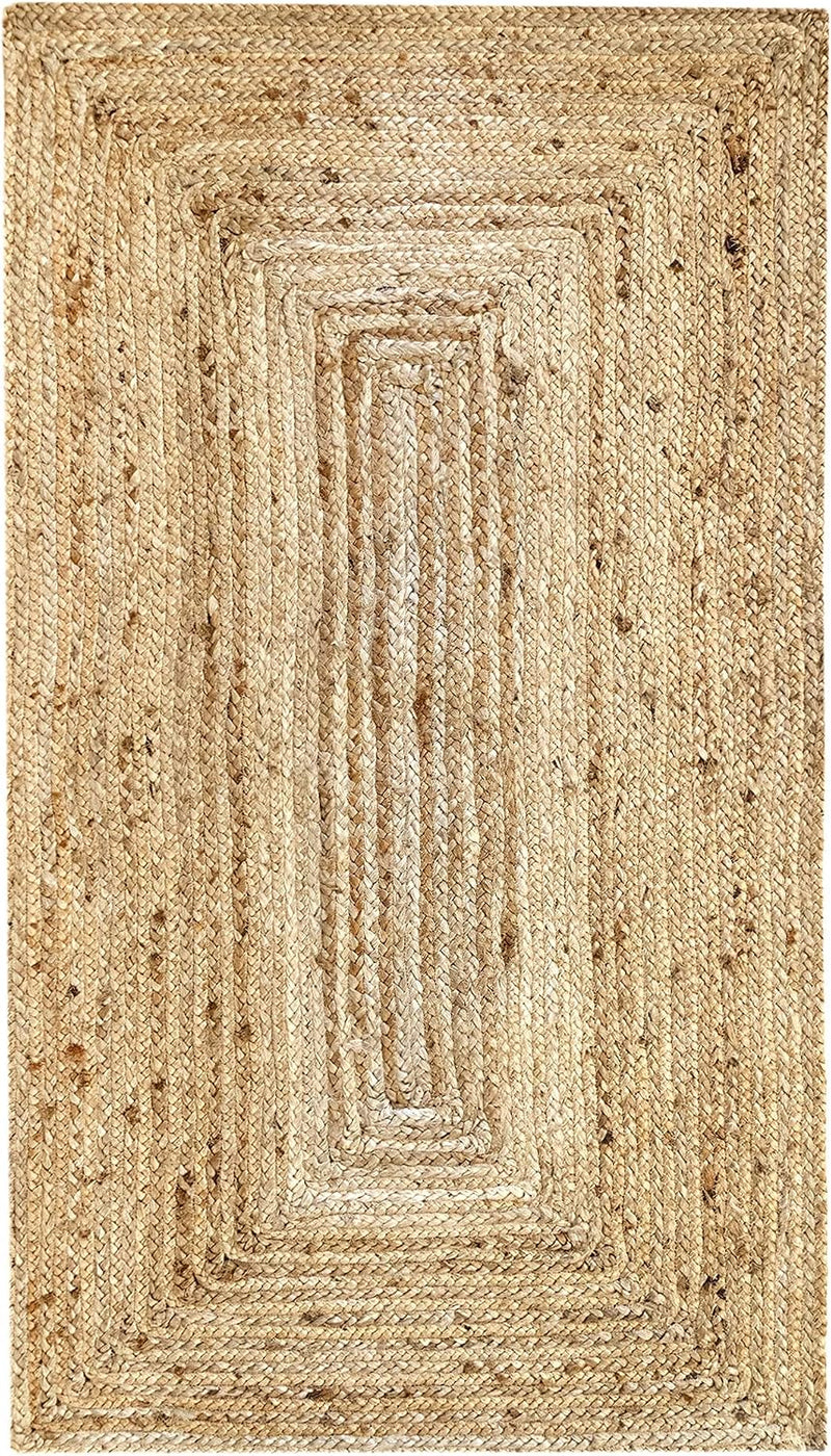 Rug Jute Round Alhambra Natural Colour Area