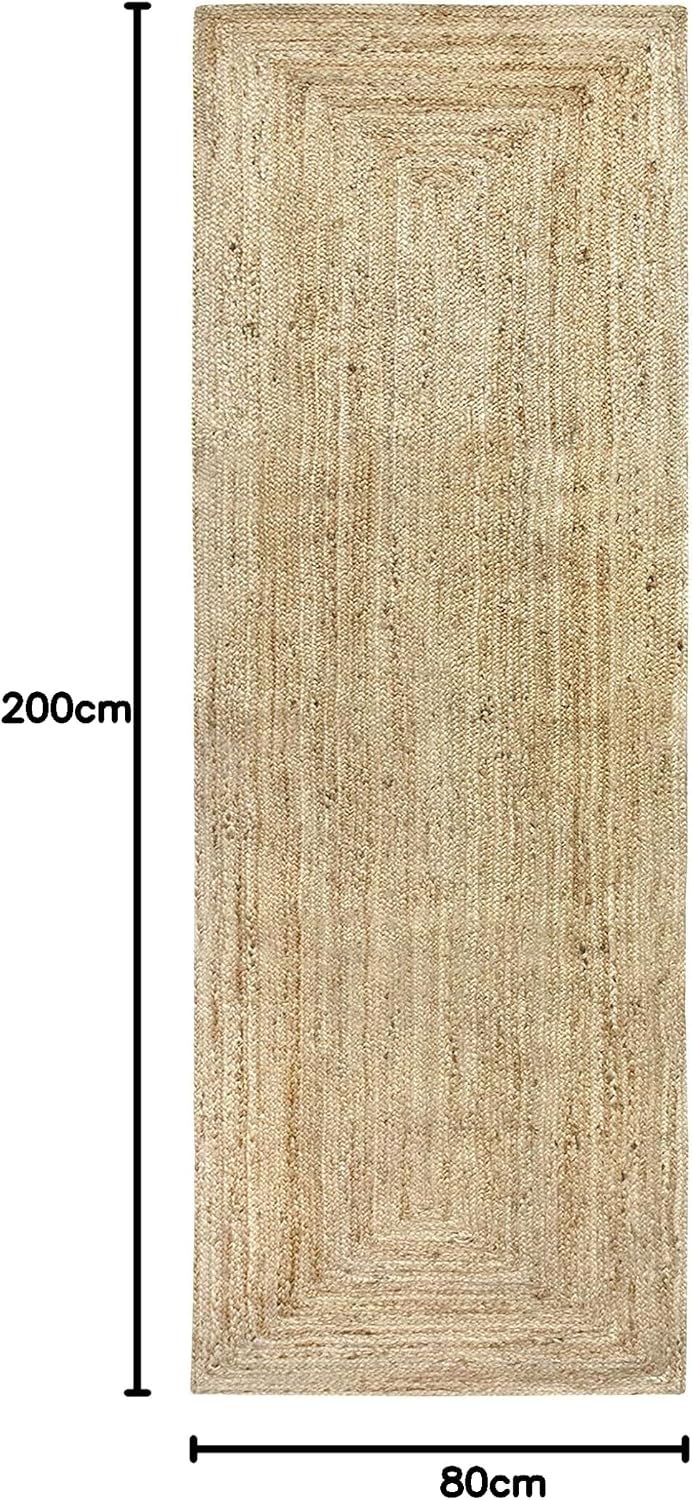 Rug Jute Runner Alhambra Natural Colour Area 100