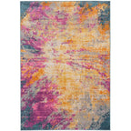 Rug Kids Bedroom Teens Colour Splash Hot Sheen
