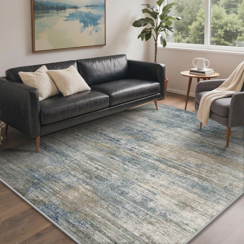 Rug Living Room Large Modern Abstract Area