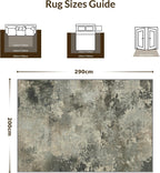 Rug Living Room Large Modern Abstract Area