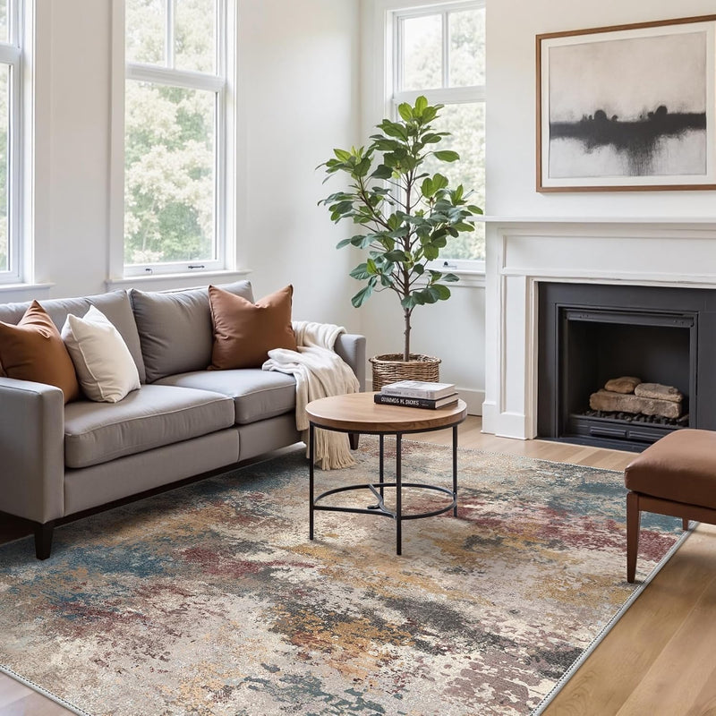 Rug Living Room Large Modern Abstract Area