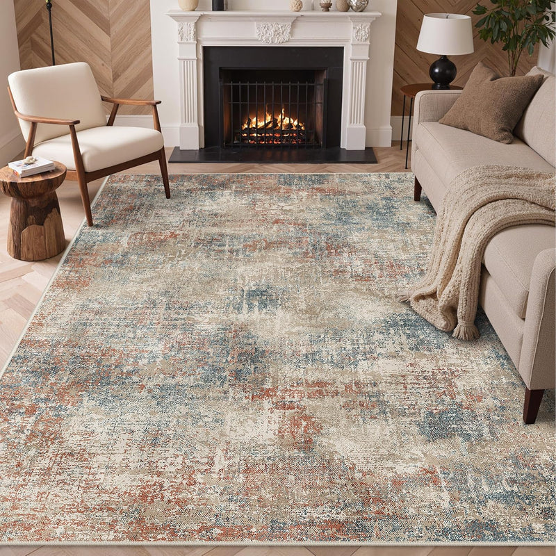 Rug Living Room Large Modern Abstract Area