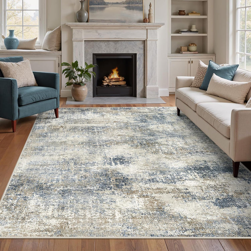 Rug Living Room Large Modern Abstract Area