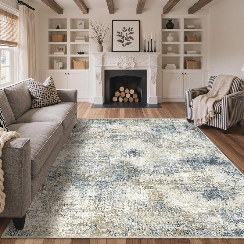 Rug Living Room Large Modern Abstract Area