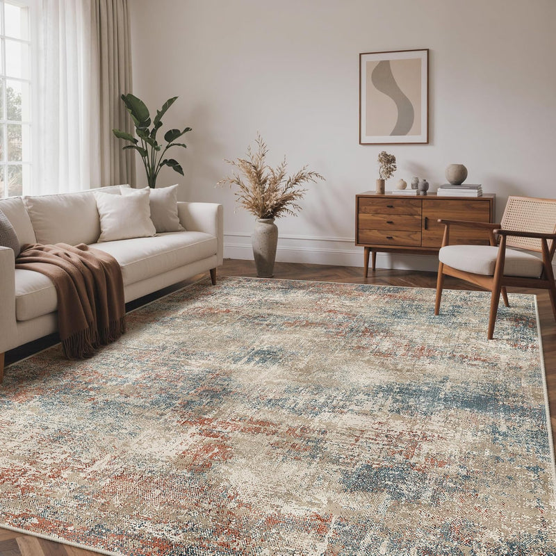 Rug Living Room Large Modern Abstract Area